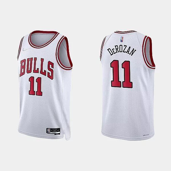 Regata NBA Chicago Bulls Edition 21-22 Nike Authentic DeRozan 11 - Branca