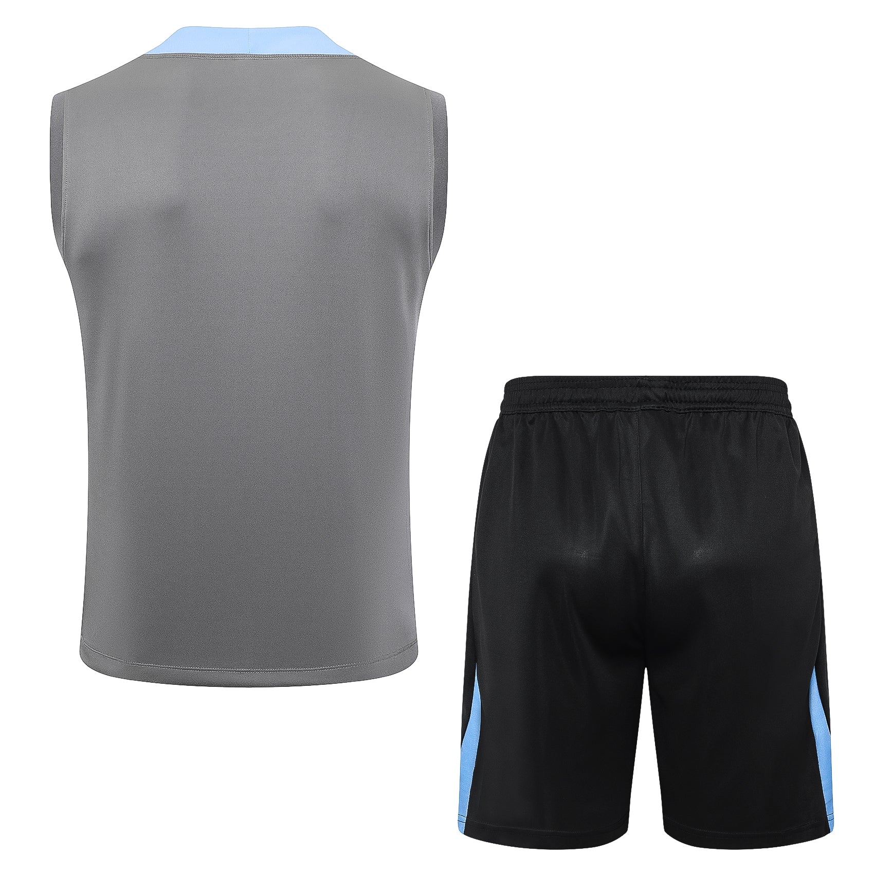 Conjunto Regata Tottenham 2024/25 - Cinza e Preta