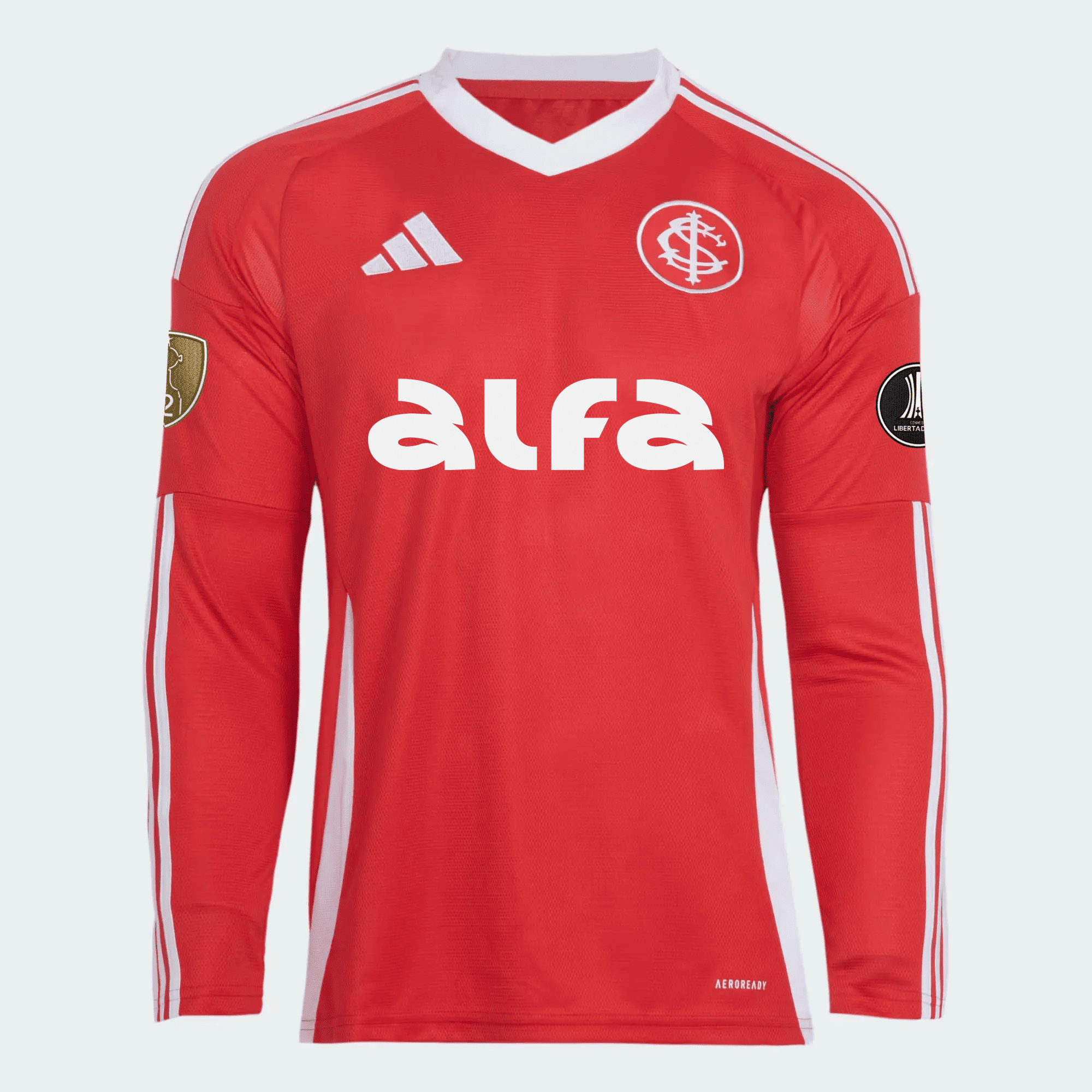 Camisa Adidas Internacional Manga Longa 2025/26 I Com Patrocínios
