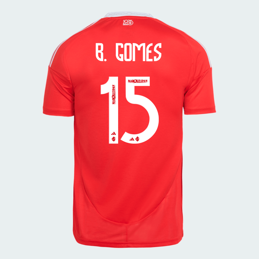 Camisa Adidas Internacional 2025/26 I - B. Gomes N° 15