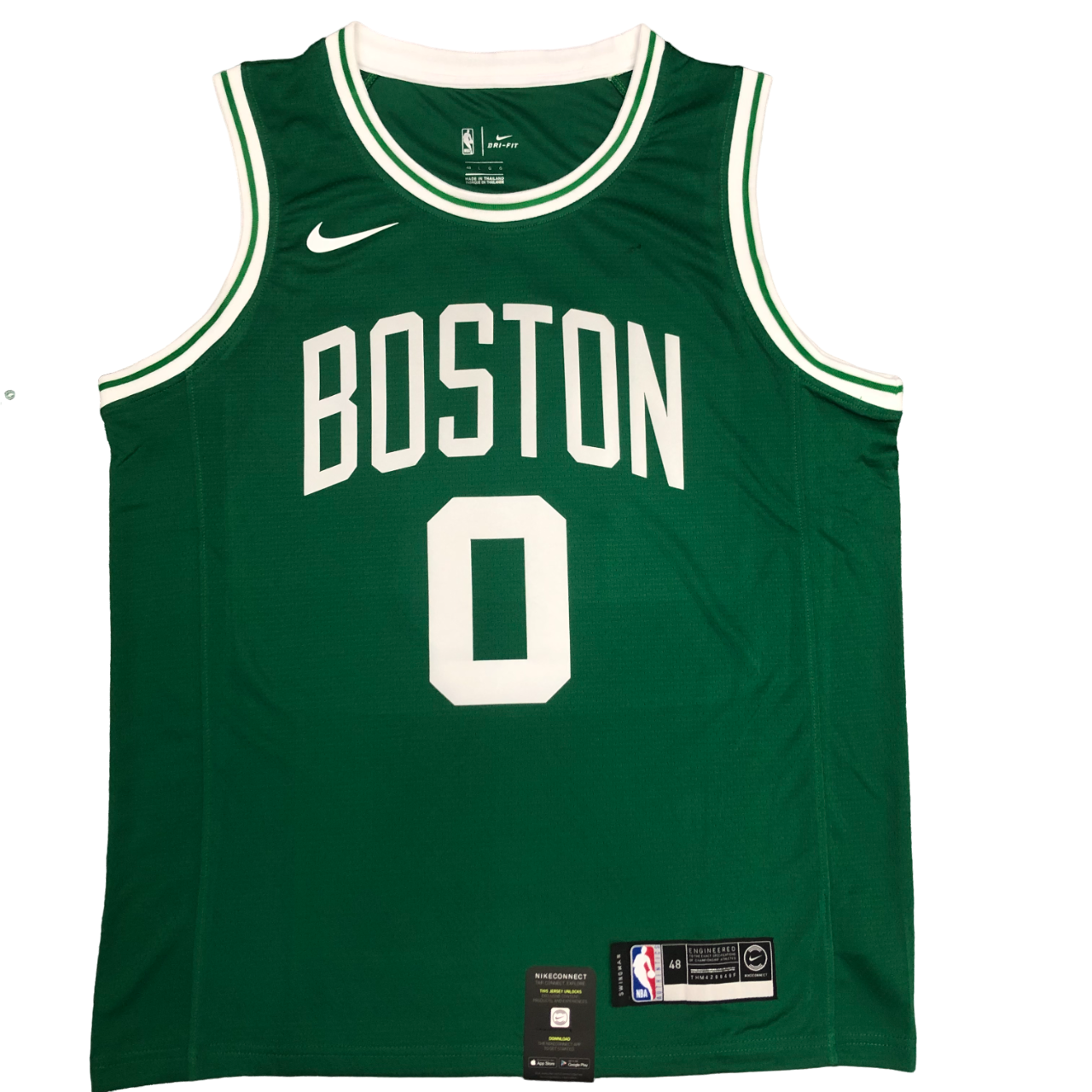 Regata NBA Boston Celtics Retrô Nike Authentic Tatum 0 - Verde