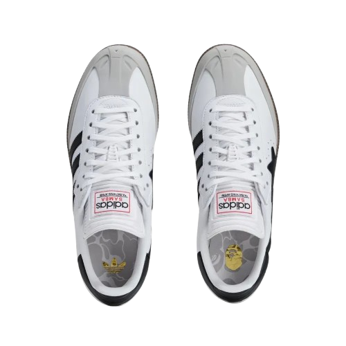 BAPE x Adidas Samba White Black Gum