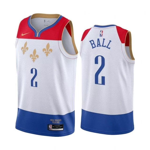 Regata NBA New Orleans Pelicans City Edition 20/21 Nike Authentic Swingman Ball 2