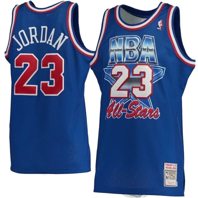 Regata NBA Chicago Bulls Retrô 1993 Mitchell & Ness Authentic Jordan 23 - Azul