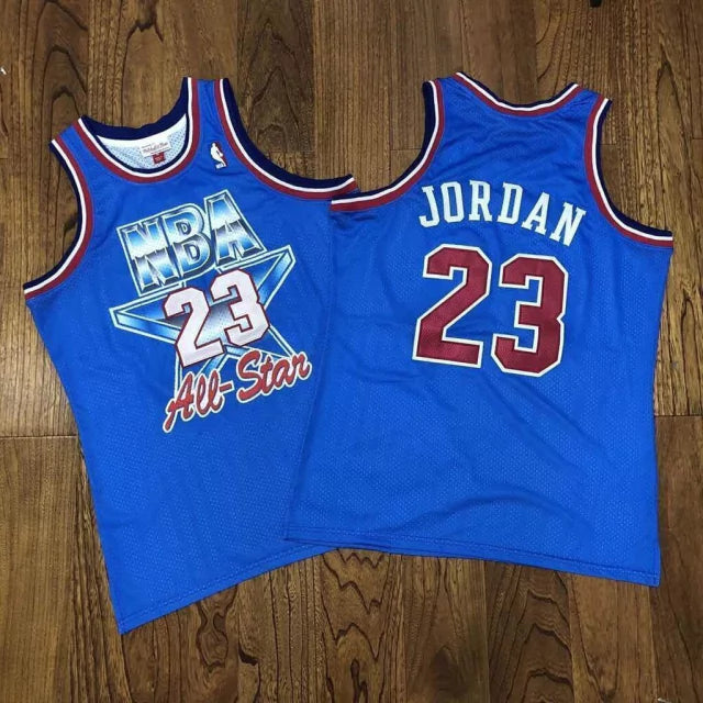Regata NBA Chicago Bulls Retrô 1993 Mitchell & Ness Authentic Jordan 23 - Azul
