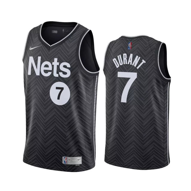 Regata NBA Brooklyn Nets Edition 20/21 Nike Authentic Durant 7- Preta