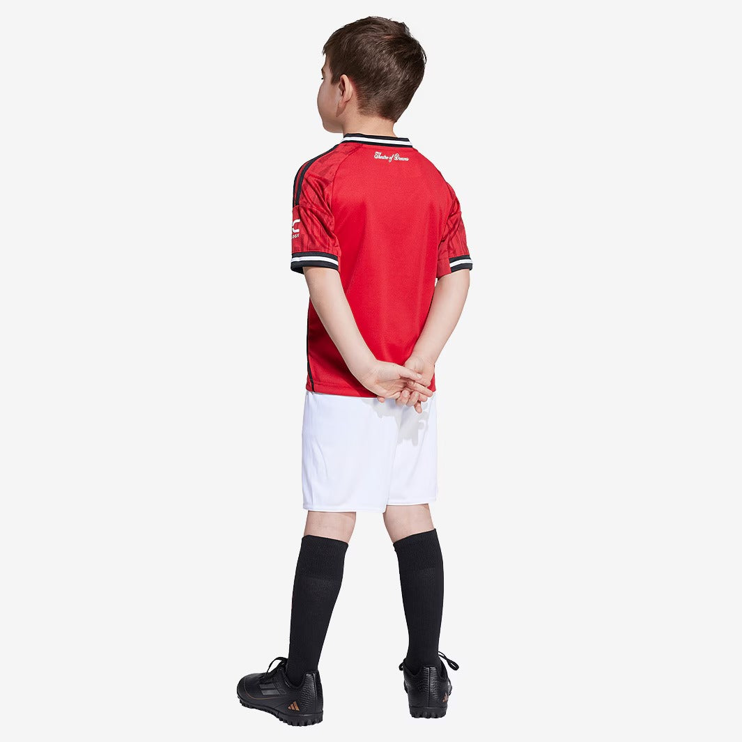 Conjunto Infantil Adidas Manchester United 2025/26 Torcedor