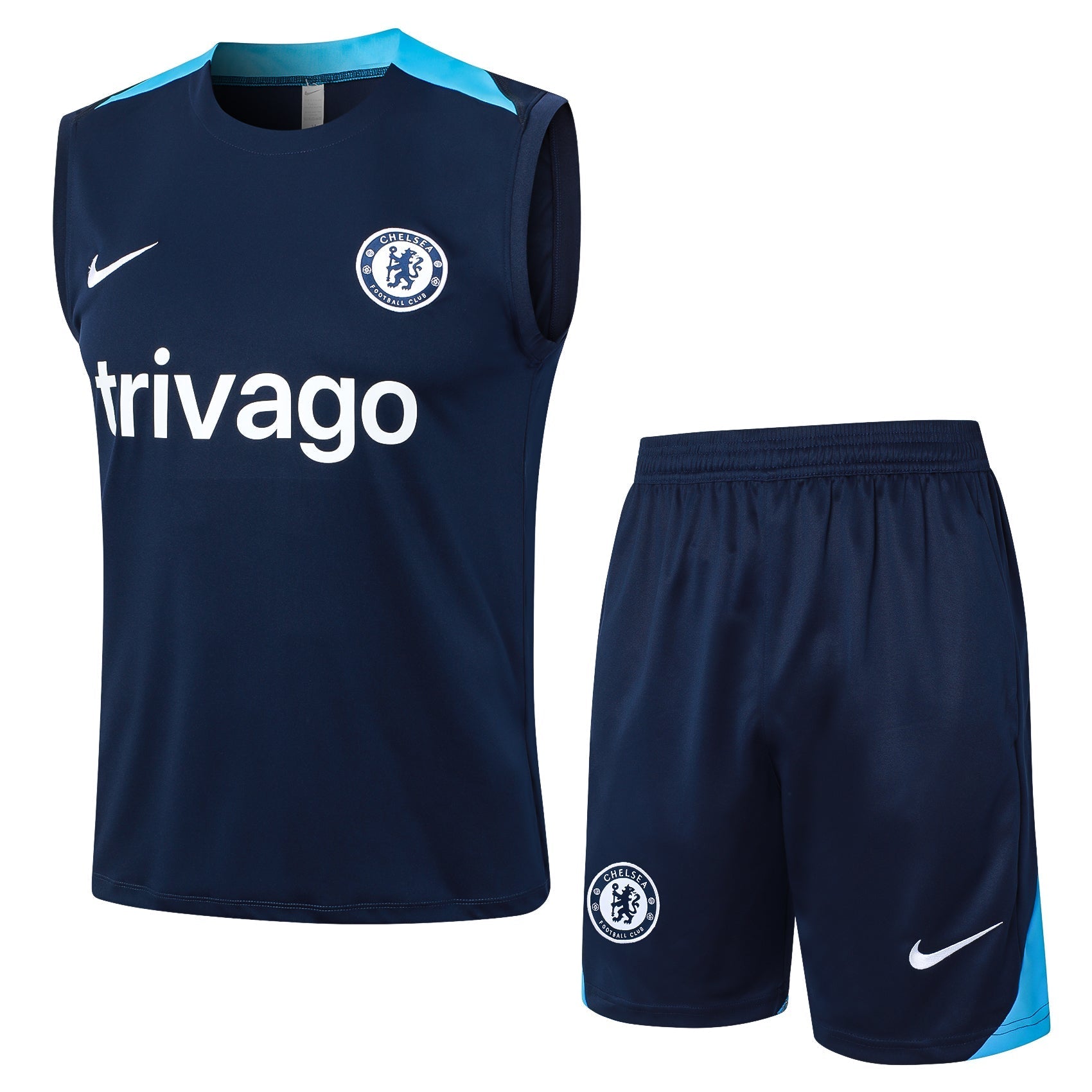 Conjunto Regata Chelsea 2024/25 - Azul Escuro