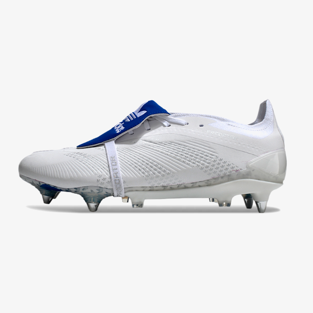 Adidas Predator Elite Fold-Over Tongue SG - Branca e Azul