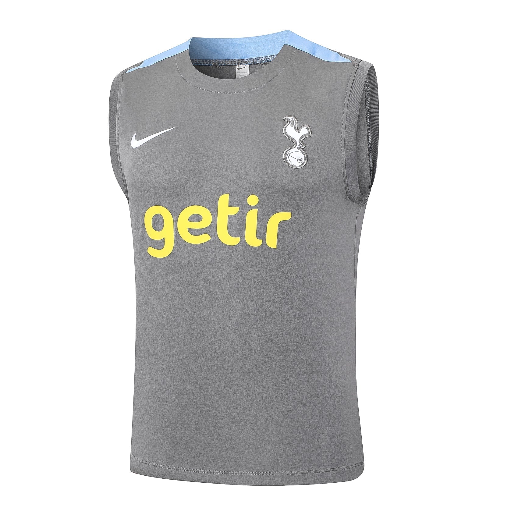 Conjunto Regata Tottenham 2024/25 - Cinza e Preta