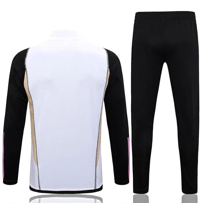 Conjunto Treino Real Madrid 23/24 - Branco/Preto