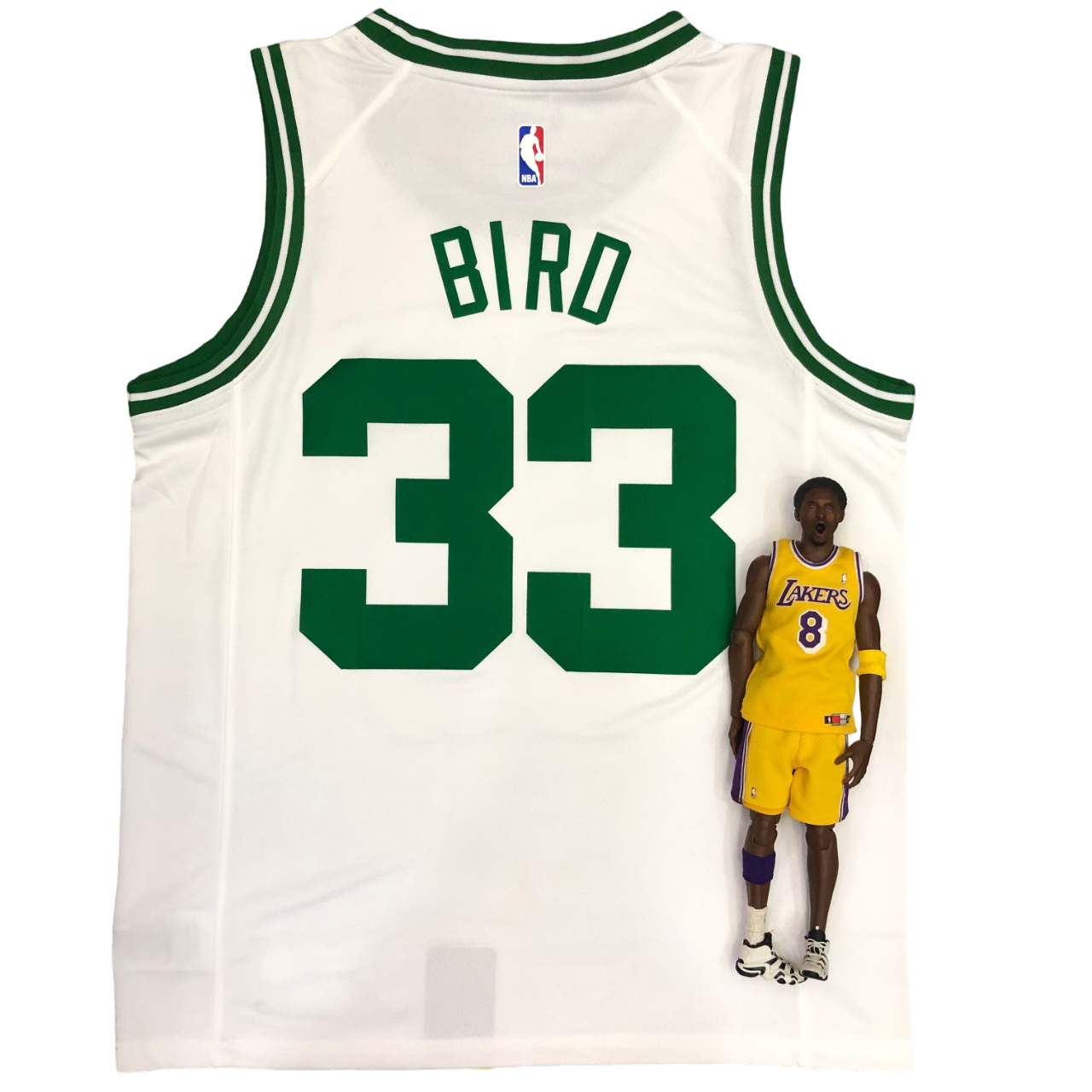 Regata NBA Boston Celtics Retrô Nike Authentic Bird 33 - Branca
