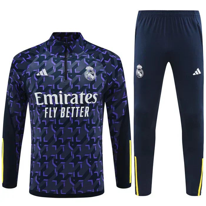 Conjunto Treino Real Madrid 23/24 - Roxo