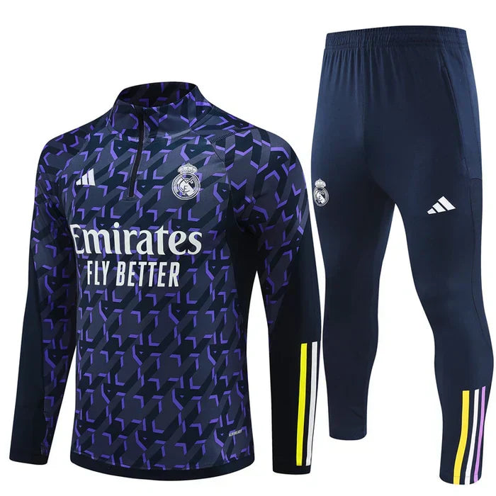 Conjunto Treino Real Madrid 23/24 - Roxo