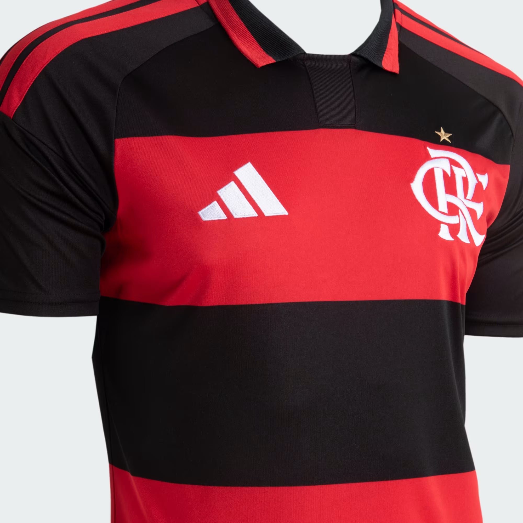 [PRÉ-VENDA] Camisa Flamengo I 2026/27 Torcedor Adidas Masculina - Vermelho+Preto