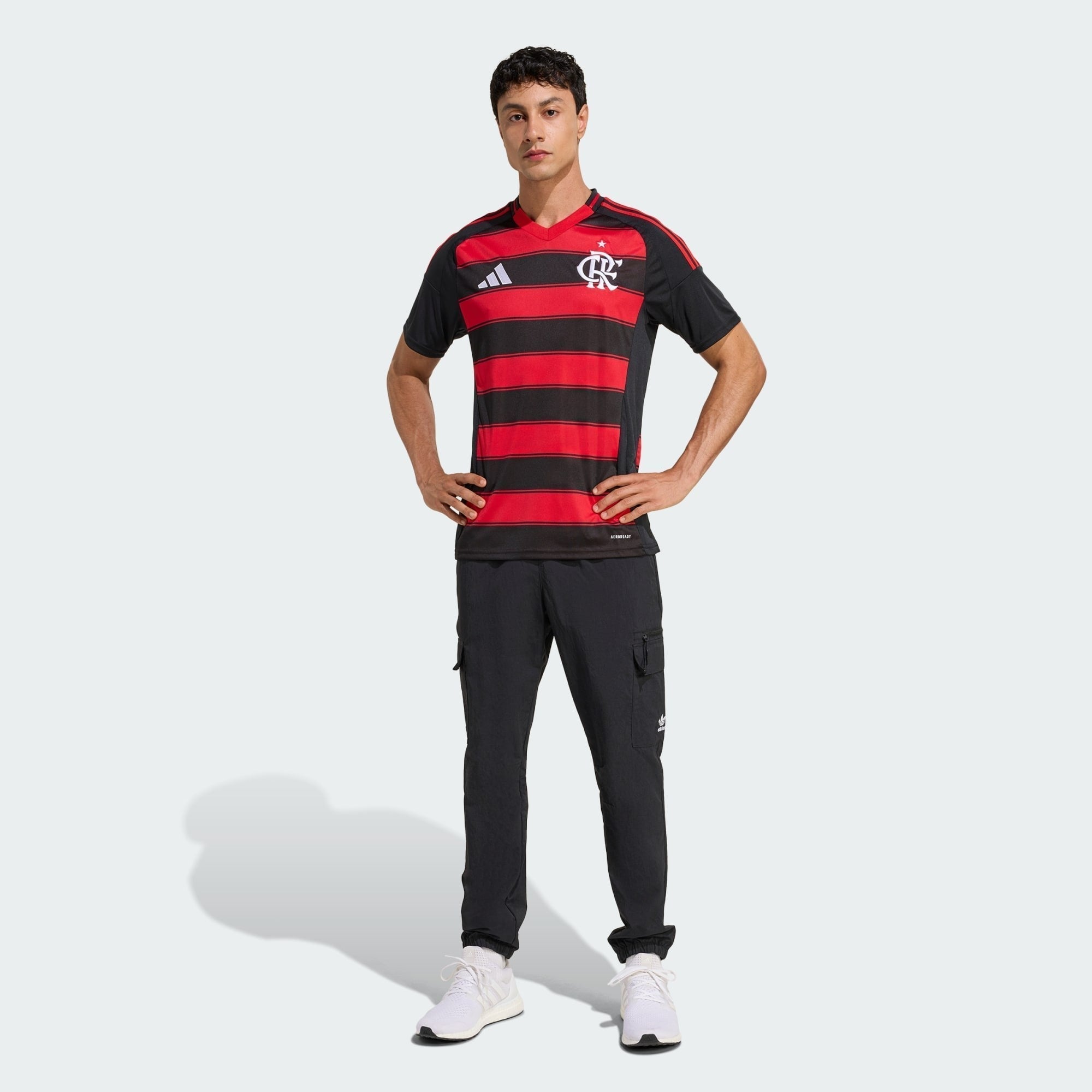 Camisa Adidas Flamengo 2025/26 I DE LA CRUZ N° 18