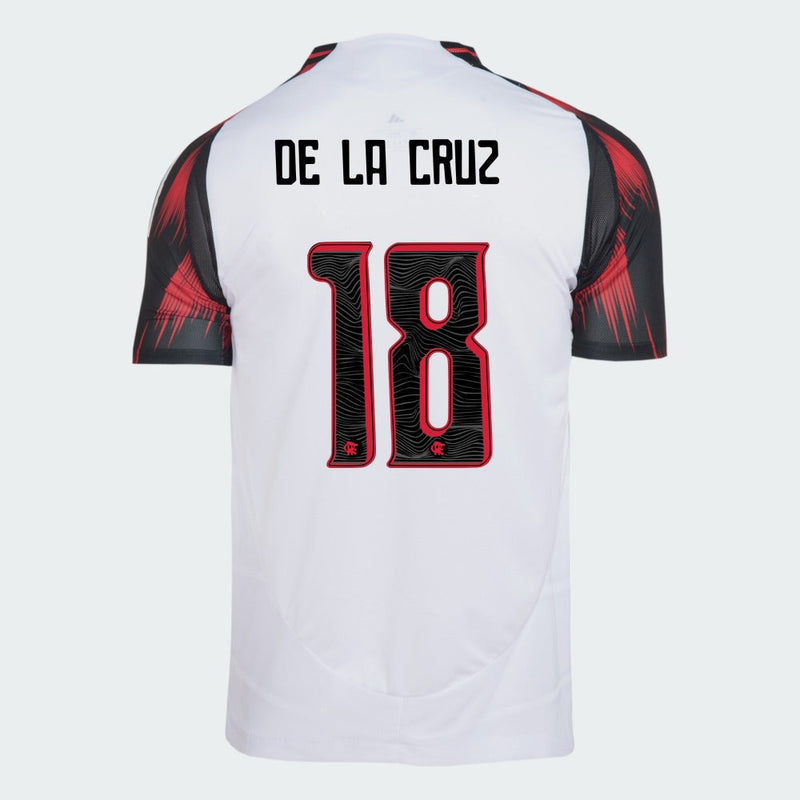 Camisa Adidas Flamengo 2025/26 II DE LA CRUZ N° 18
