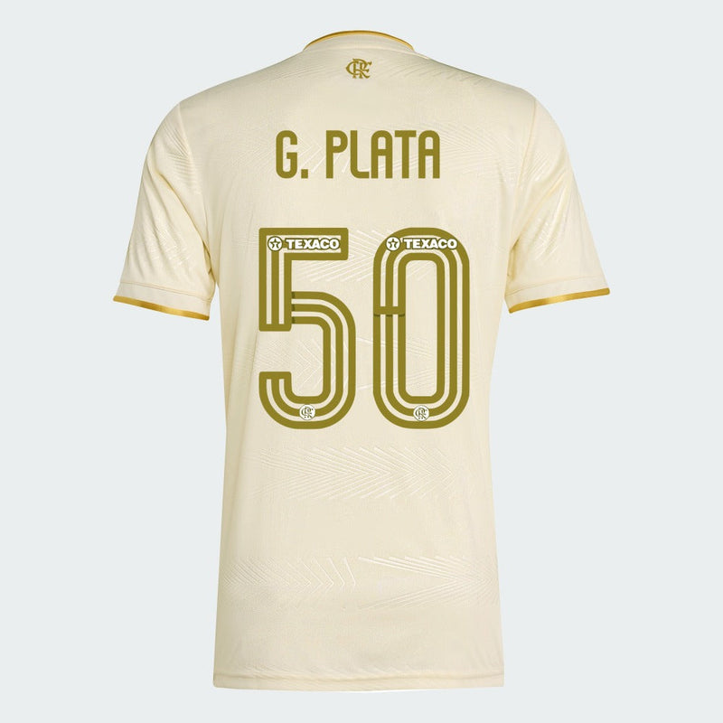 Camisa Adidas Flamengo 2025/26 III G PLATA N° 50