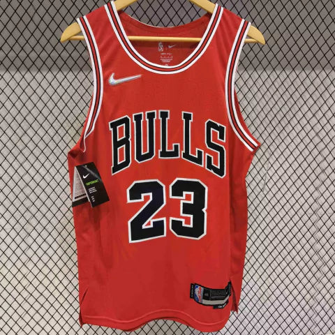 Regata NBA Chicago Bulls 75º Aniversário Nike Authentic Jordan 23 - Vermelha