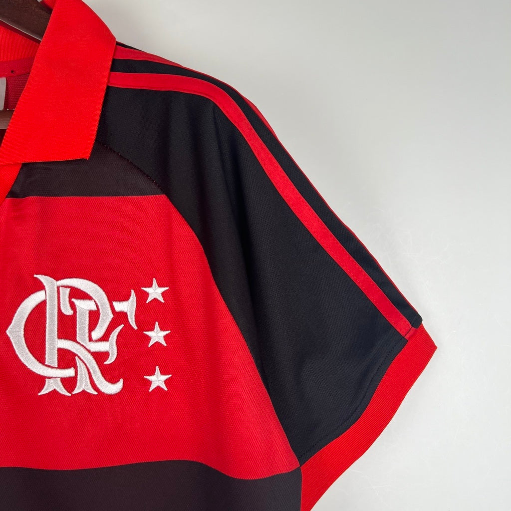 Camisa Flamengo Home Retro 1987/88 Adidas - Vermelho e Preto