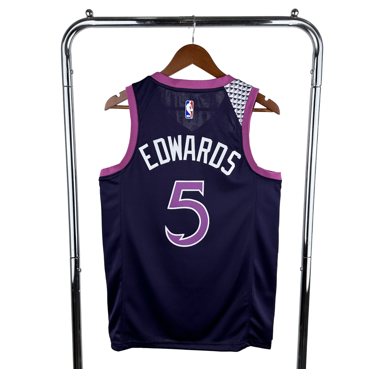 Regata NBA Minnesota Timberwolves Nike Authentic Edwards 5 - Roxa