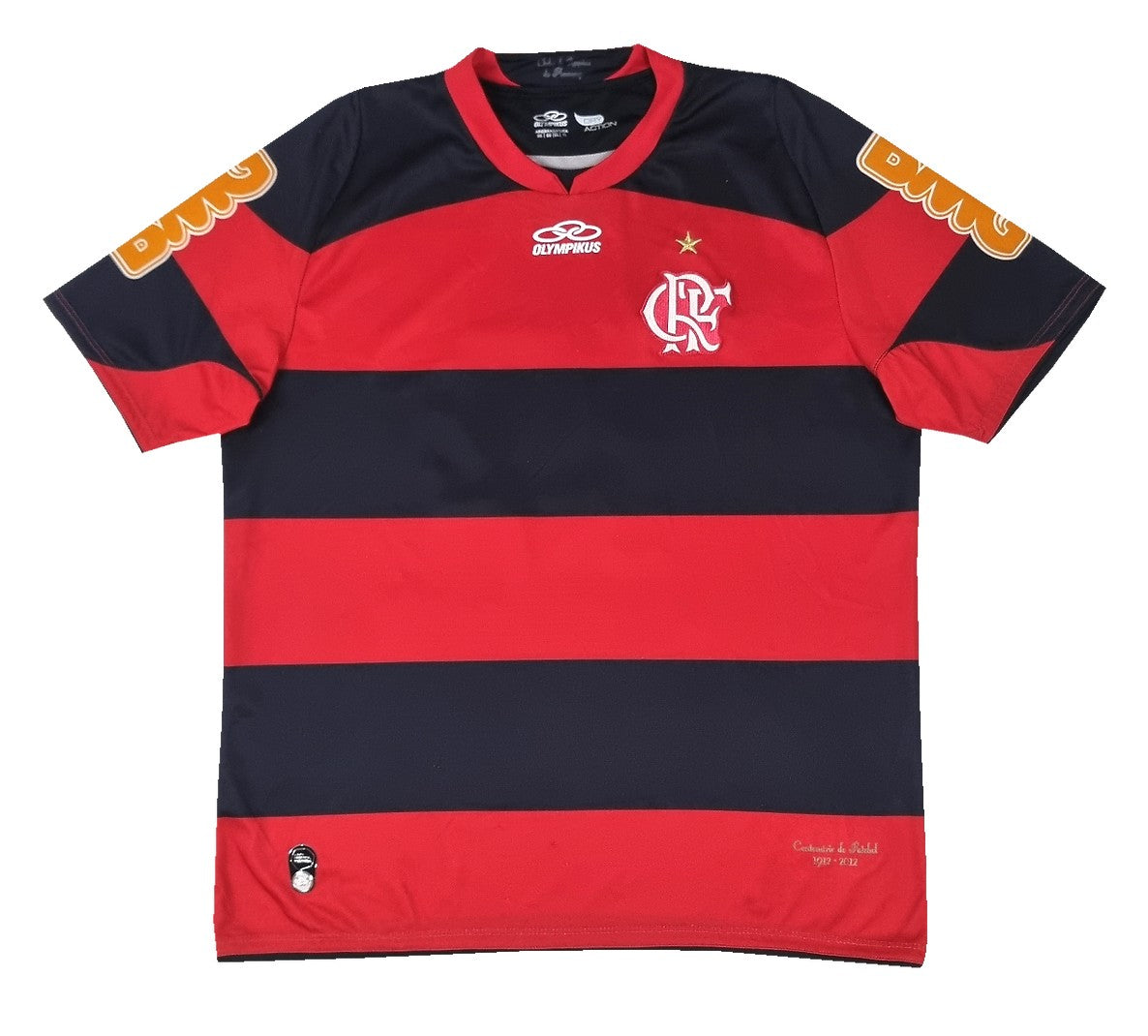 Camisa Flamengo Home Retro 2019/20 Olympikus - Vermelho E Preto