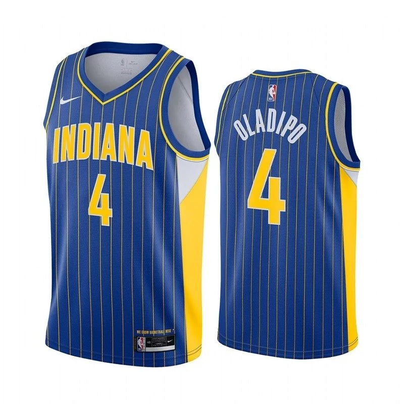 Regata NBA Indiana Pacers Swingman City Edition 20/21 Nike Authentic Oladipo 4 - Azul