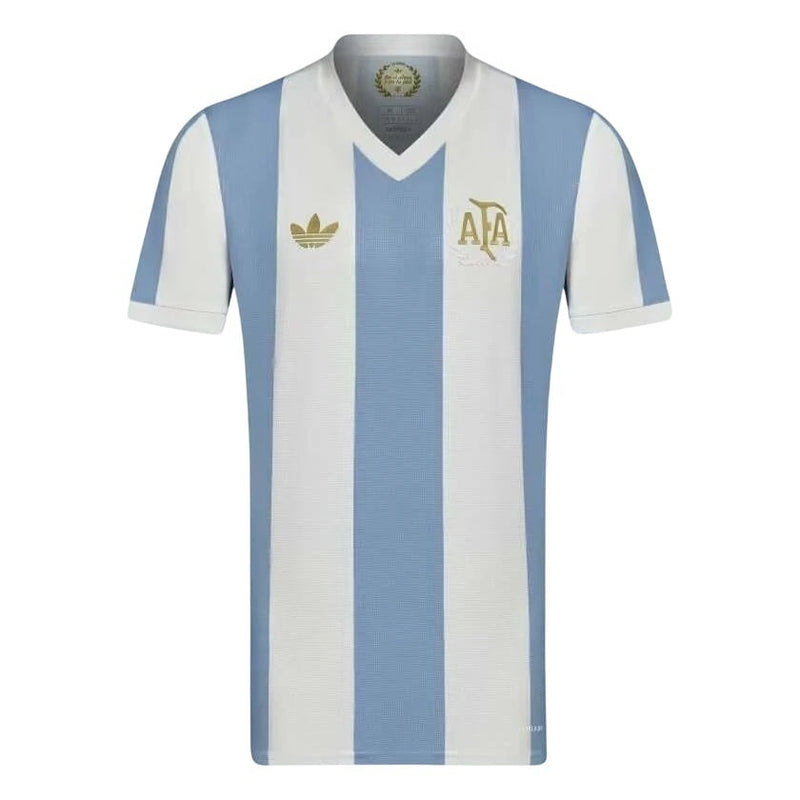 Camisa Argentina Edição 50 Anos 24/25 Azul e Branca - Adidas Masculino Torcedor
