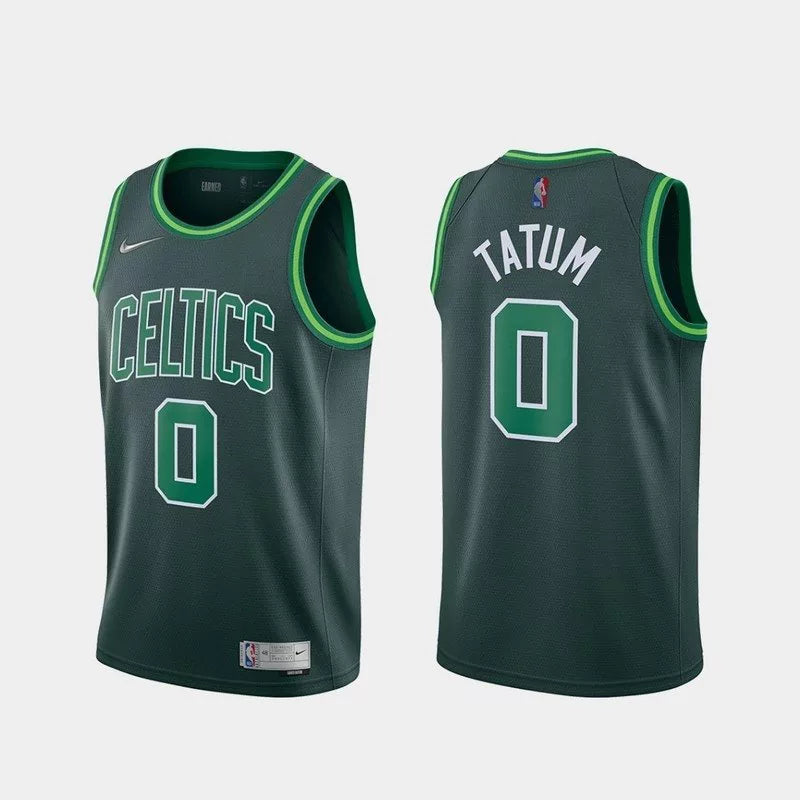 Regata NBA Boston Celtics Edition 20/21 Nike Authentic Tatum 0 - Verde