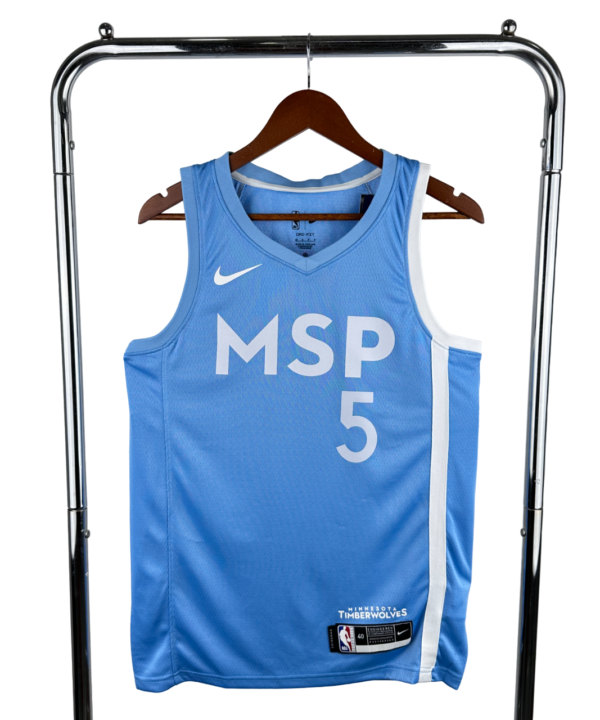 Regata NBA Minnesota Timberwolves Authentic Edwards 5 - Azul
