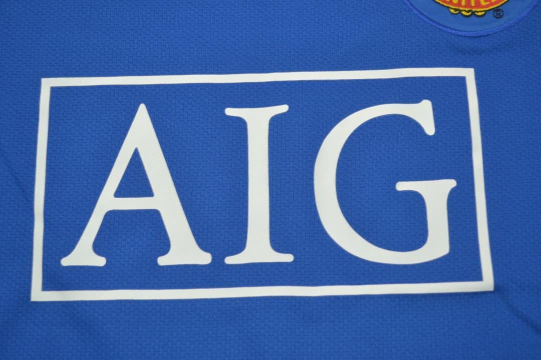 Camisa Manchester United Manga Longa Away 07/08 - Versão Retrô - Imagem 6