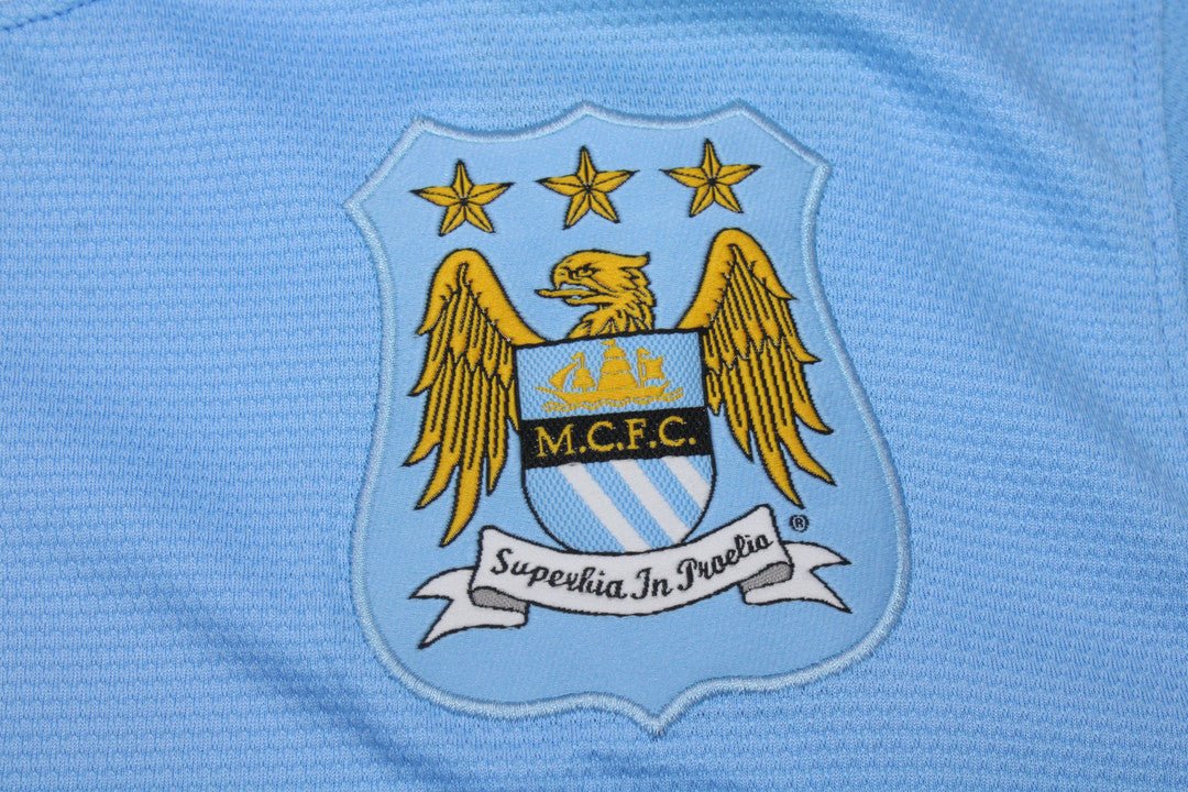 Camisa Manchester City Home 13/14 - Versão Retrô "Kun Aguero" Nº 16 - Imagem 8