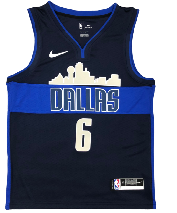 Regata NBA Dallas Mavericks Authentic Porzingis 6 - Azul