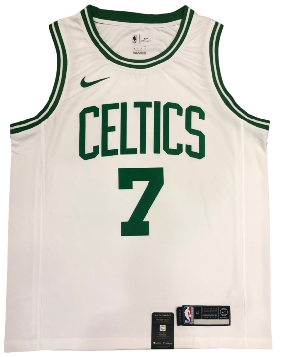 Regata NBA Boston Celtics Retrô Authentic Brown 7 - Branca
