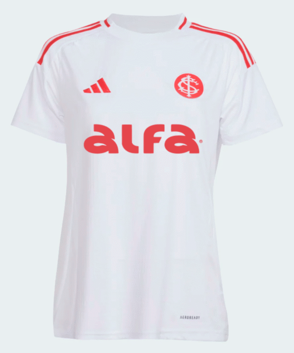 Camisa Feminina Internacional 2025/26 II Com Patrocínios
