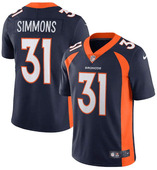 Camisa NFL Denver Broncos Vapor Limited Jersey Azul