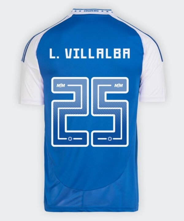 Camisa Cruzeiro 2025/26 I L. VILLALBA N° 25