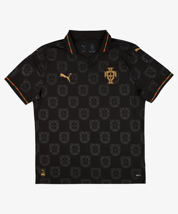 Camisa Seleção Portugal Pantera Negra 2026/27 Torcedor Preta