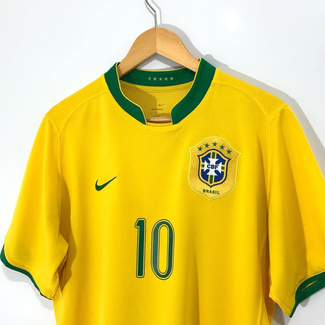 Camisa Retrô Brasil 2006/2008 Home Ronaldinho - Imagem 5
