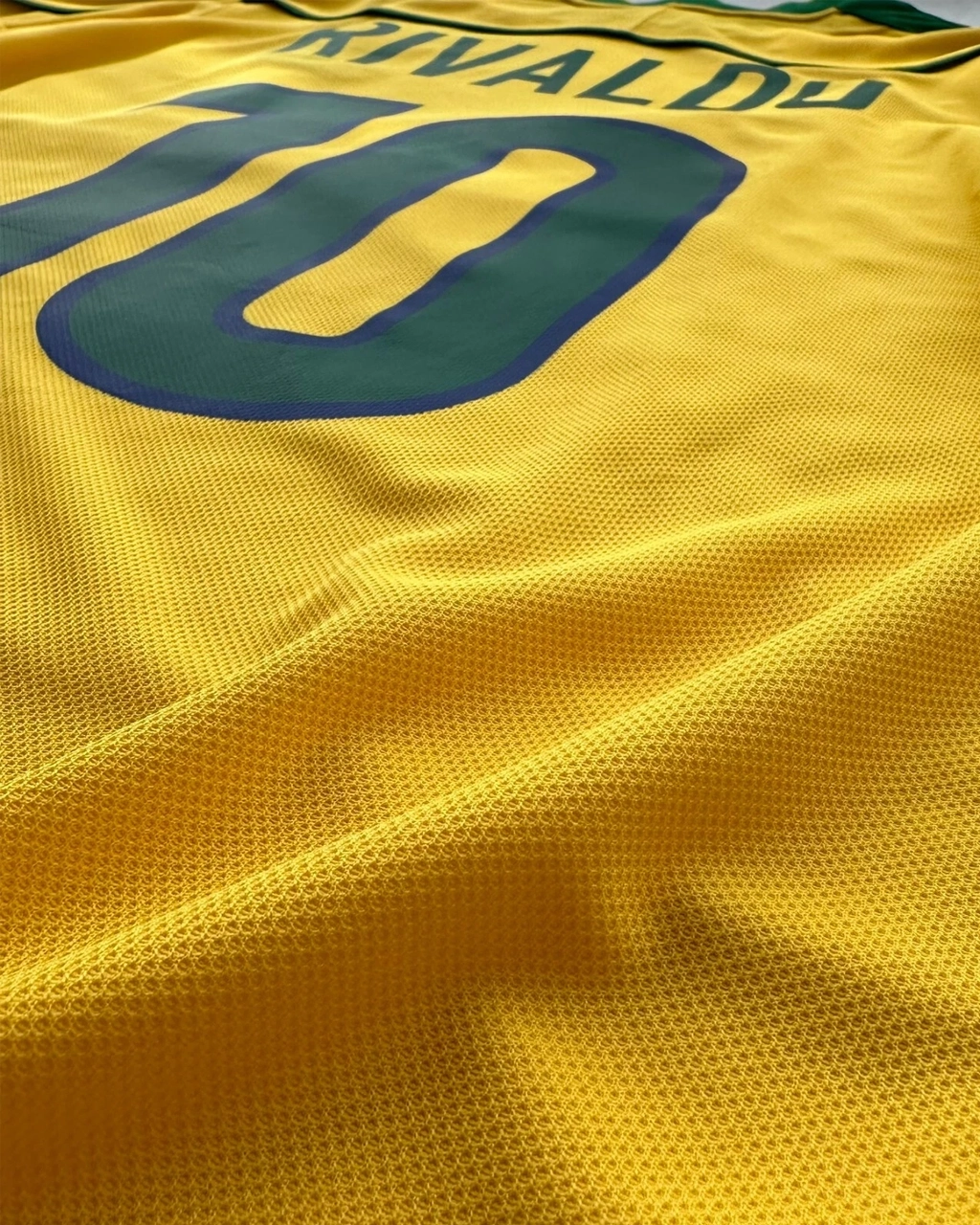 Camisa Retrô Seleção Brasileira 1998 Rivaldo Nº 10 Copa Do Mundo - - Imagem 8