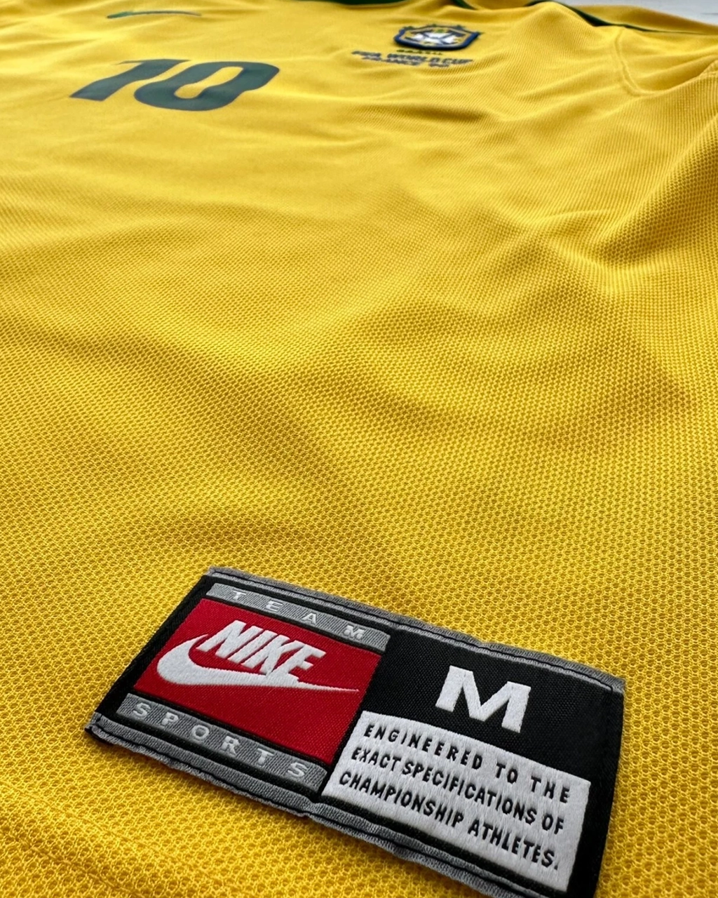 Camisa Retrô Seleção Brasileira 1998 Rivaldo Nº 10 Copa Do Mundo - - Imagem 10