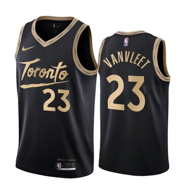 Regata NBA Toronto Raptors City Edition 20/21 Swingman Authentic Vanvleet 23 - Preta