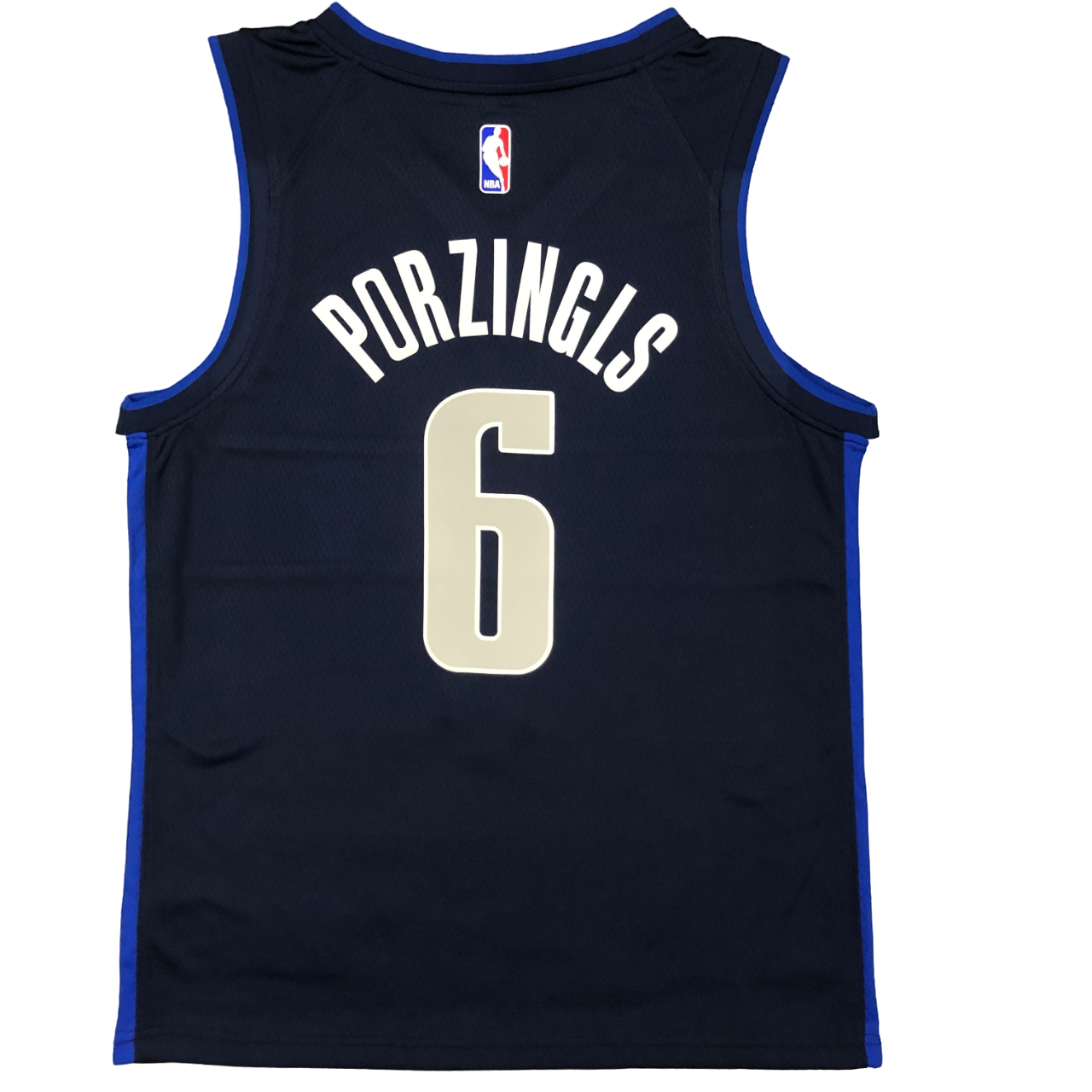 Regata NBA Dallas Mavericks Authentic Porzingis 6 - Azul - Imagem 2