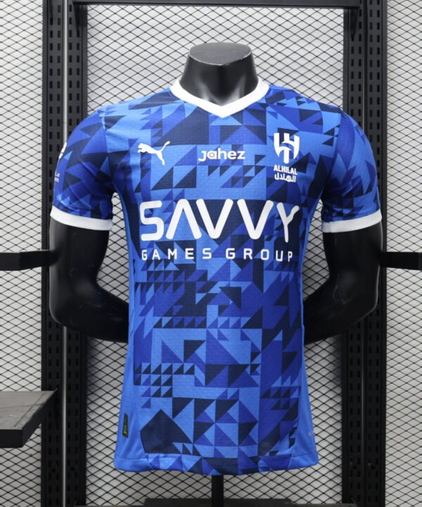 Camisa Al-Hilal Home 2024/25 Jogador Masculino - Azul e Branca