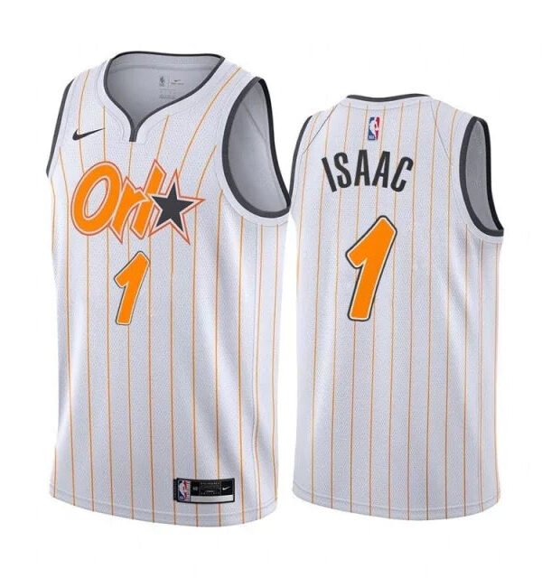Regata NBA Orlando Magic Edition 20/21 Authentic Isaac 1 - Branca