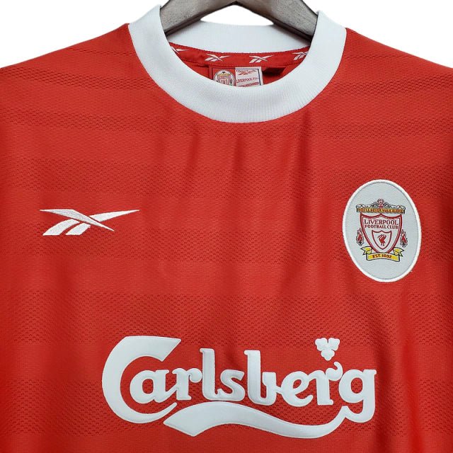 Camisa Liverpool Retrô 1998 Vermelha - - Imagem 6