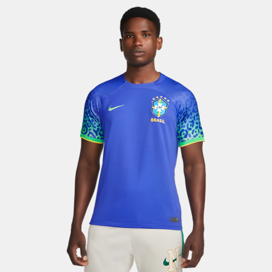 Camisa Seleção Brasileira II 2022 Torcedor Masculina - Azul