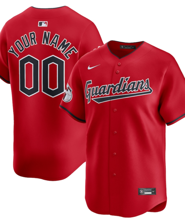 Jersey Cleveland Guardians Torcedor Vermelha