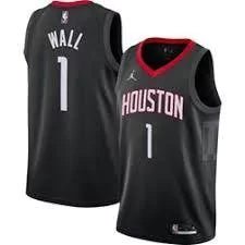 Regata NBA Houston Rockets City 20/21 Edition Authentic Swingman Wall 1 - Preta