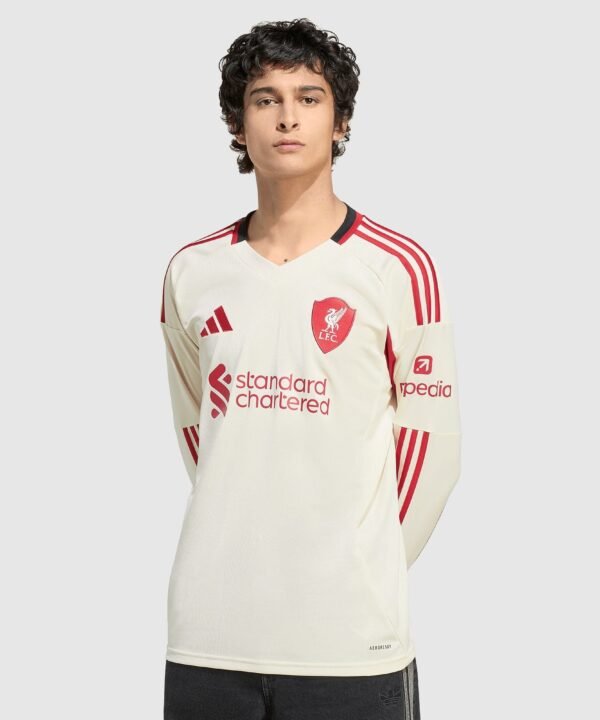 Camisa Liverpool 2025/26 II Manga Longa
